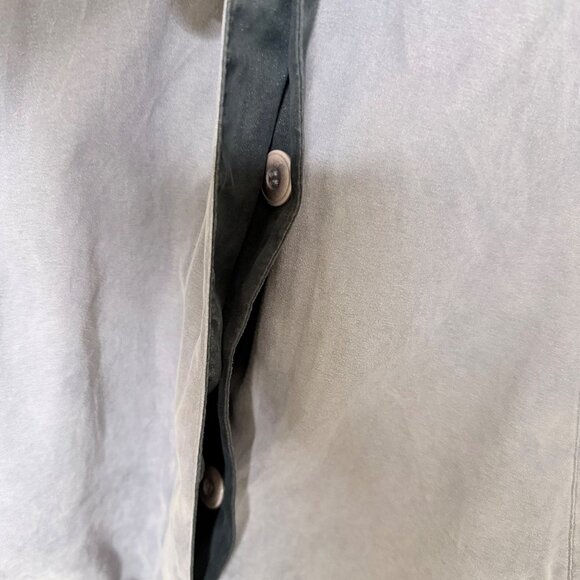 London Fog Button Up Jacket Womens Size M Purple Lightweight Coat Career - Picture 7 of 11